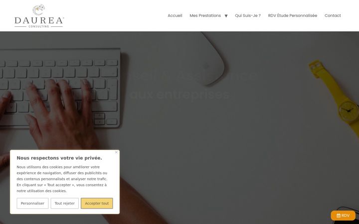 Screenshot of daurea.net