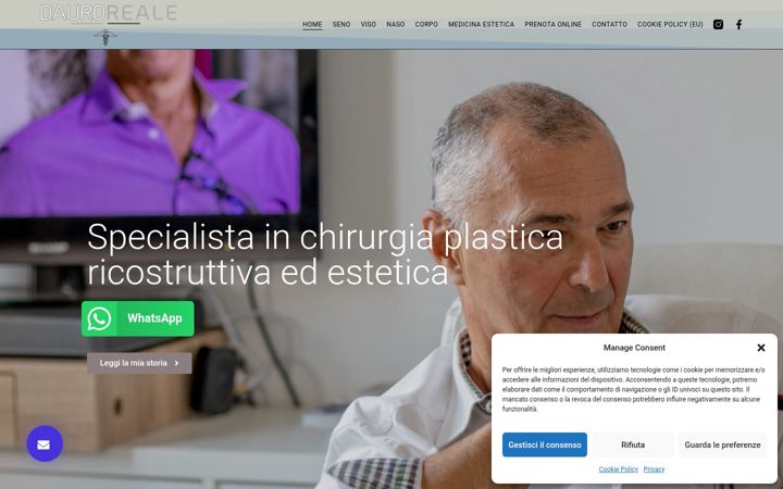 Screenshot von dauroreale.it