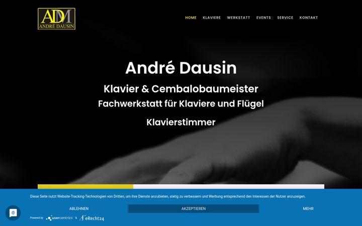Screenshot of dausin.de