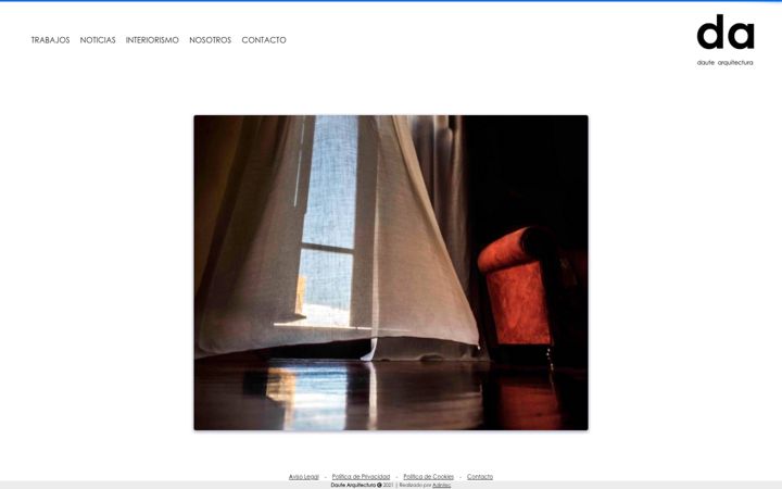 Screenshot ta' dautearquitectura.es