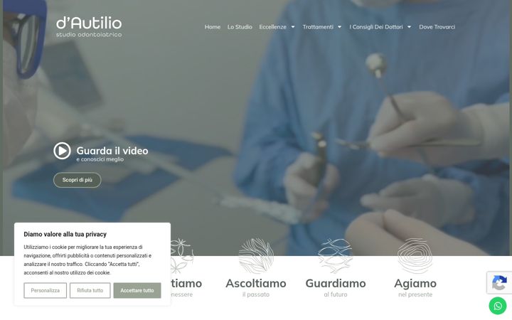 Screenshot of dautiliostudiodontoiatrico.it