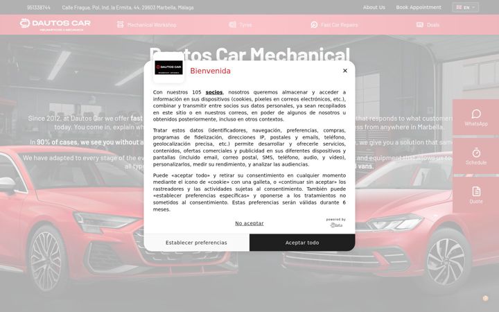 Screenshot of dautoscar.com