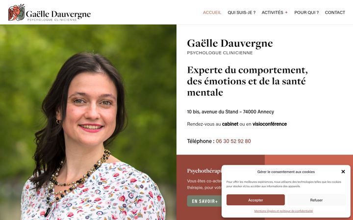 Screenshot of dauvergne-psychologue.fr