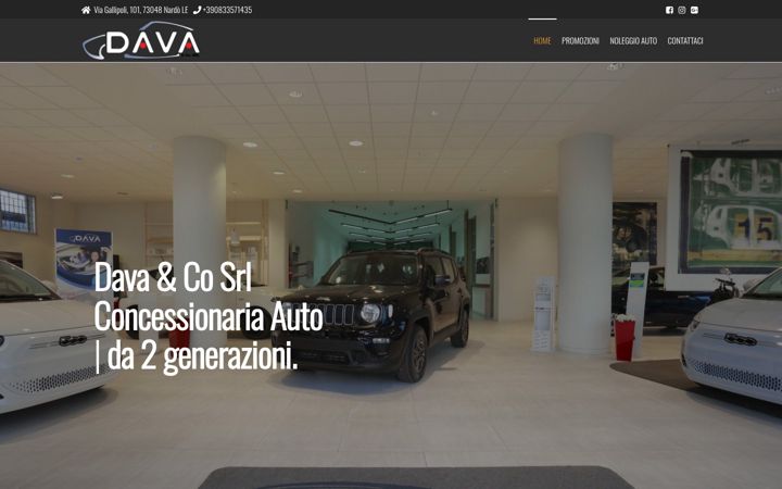 Screenshot von davaeco.it