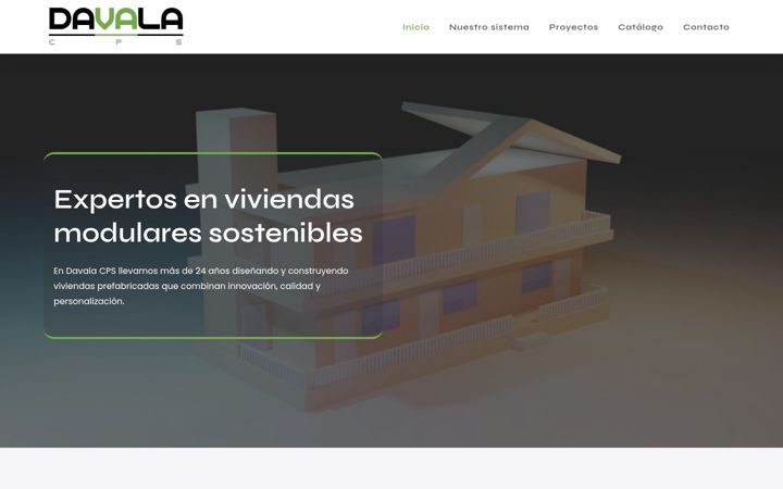Screenshot ta' davala.es