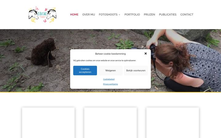 Screenshot van davalo.nl
