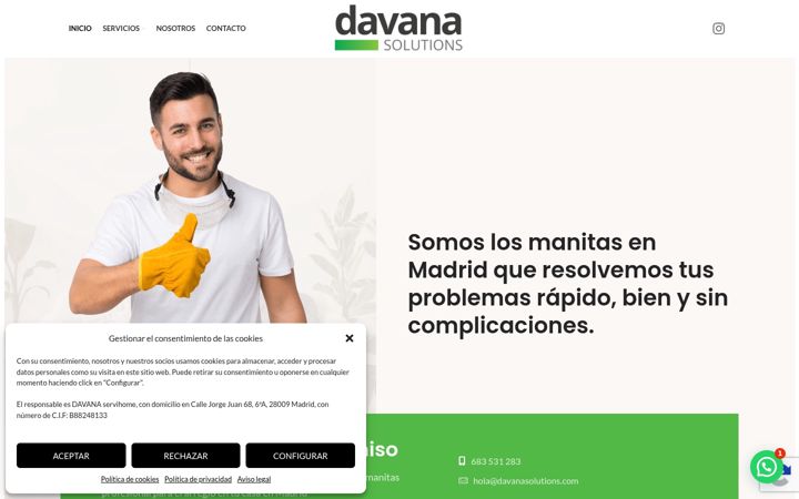 Screenshot of davanasolutions.com
