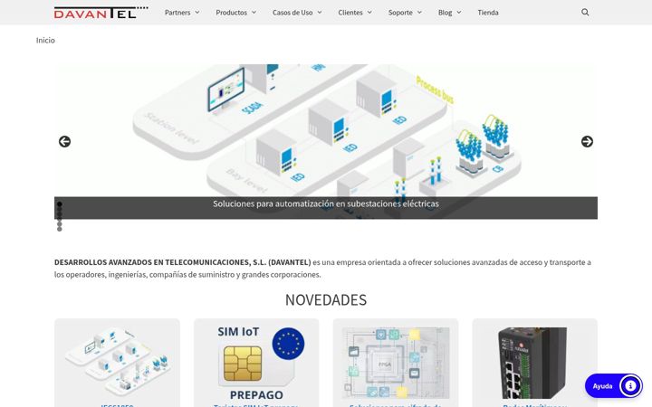 Screenshot of davantel.com