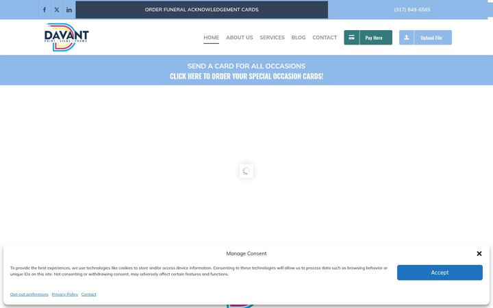 Screenshot of davantindy.com