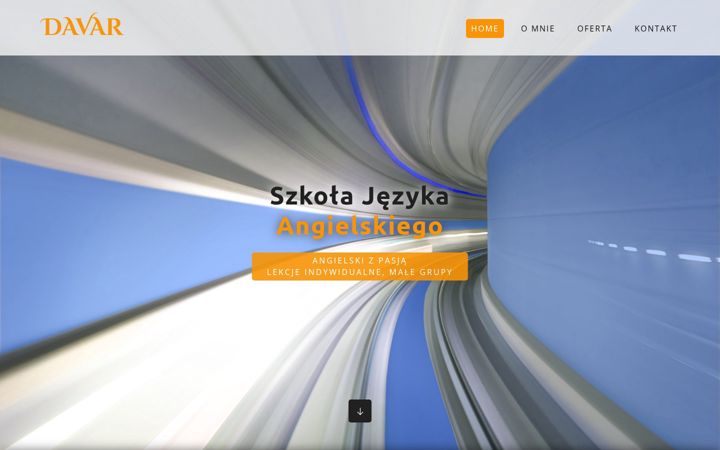 Screenshot of davar.edu.pl