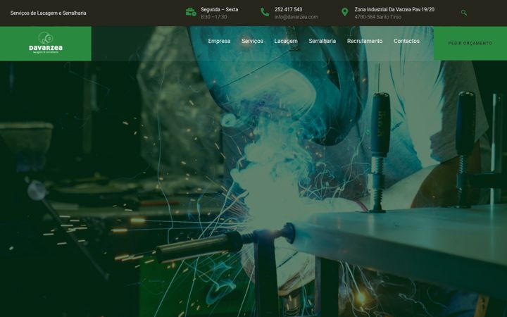 Screenshot of davarzea.com