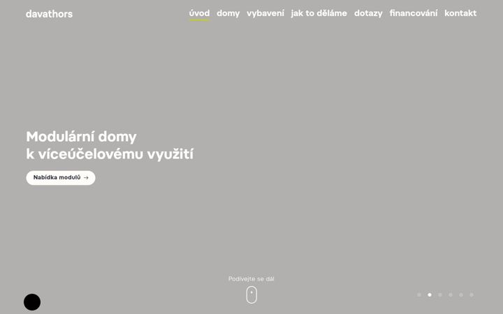 Screenshot of davathors.cz