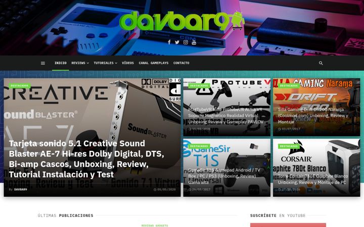 Screenshot of davbar9.com