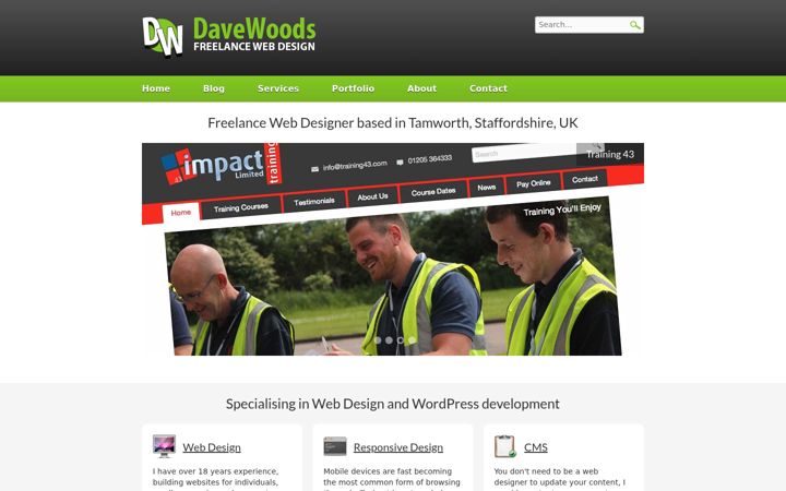 Screenshot of dave-woods.co.uk
