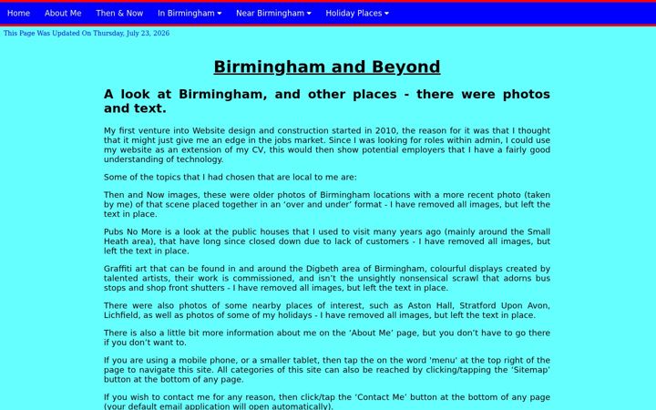 Screenshot of daveblack.co.uk