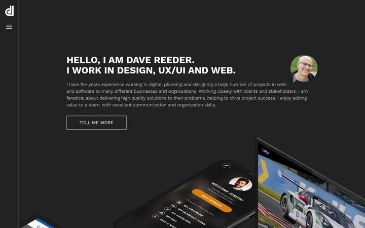 Screenshot of davedesigner.uk