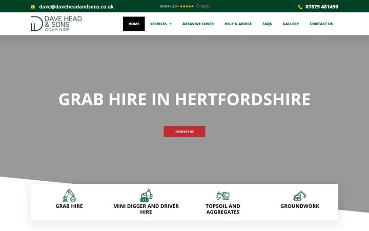 Screenshot di daveheadandsons.co.uk
