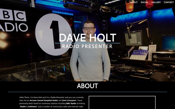 Screenshot di daveholt.co.uk