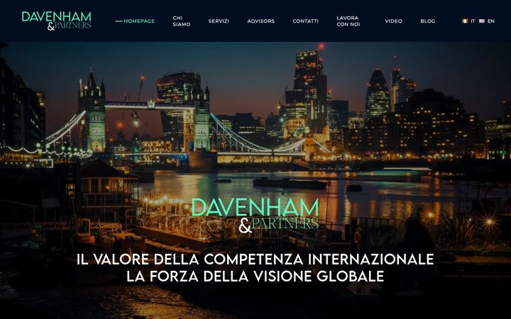 Screenshot of davenhampartners.com