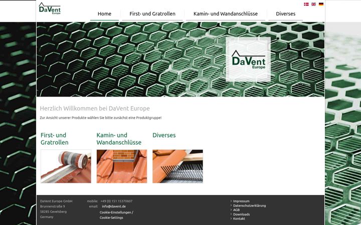 Screenshot of davent.de
