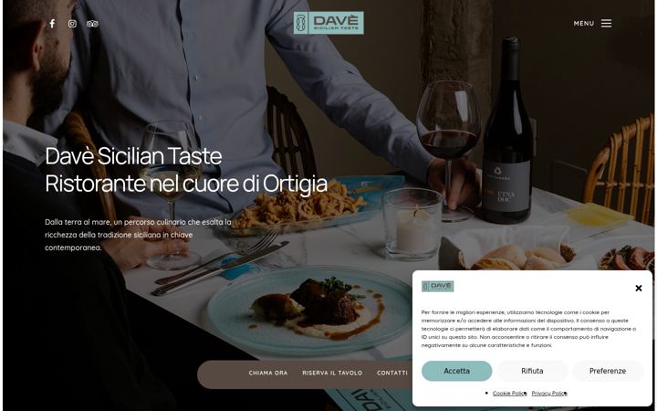 Screenshot of daveortigia.com
