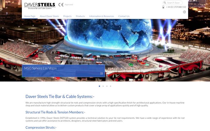 Captura de pantalla de daverbarandcable.co.uk