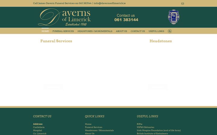 Screenshot di davernsoflimerick.ie