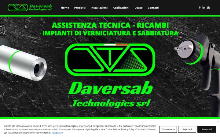 Screenshot of daversab.it