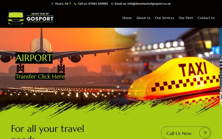 Screenshot of davestaxisofgosport.co.uk