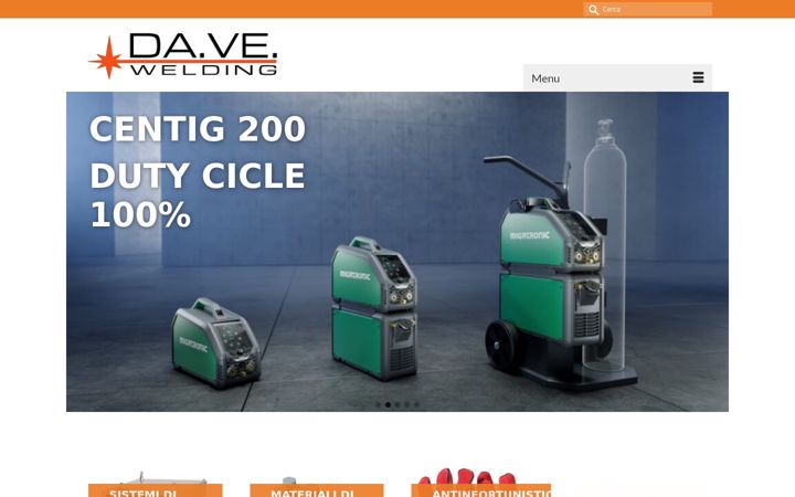 Screenshot of davewelding.it
