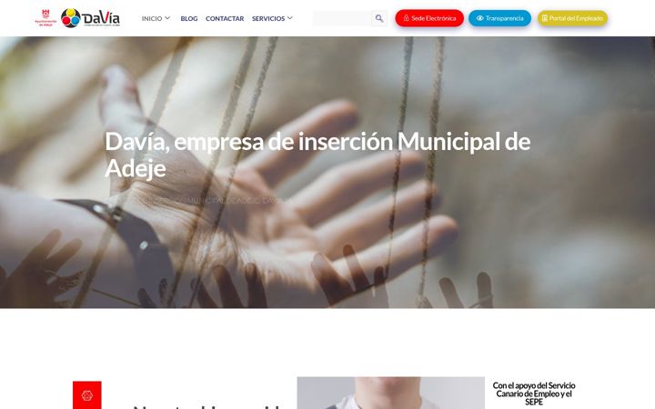 Screenshot van davia-adeje.es