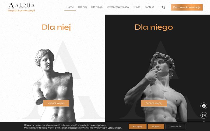 Screenshot of davictusinstytut.pl