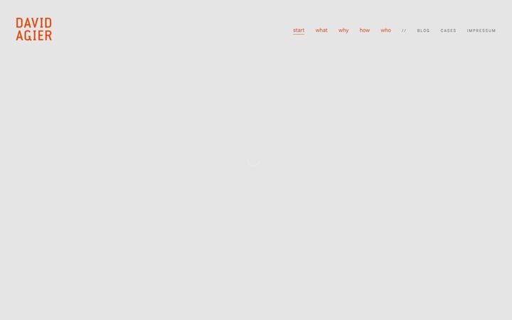 Screenshot του david-agier.de