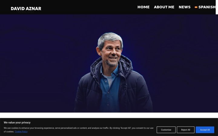 Screenshot of david-aznar.com