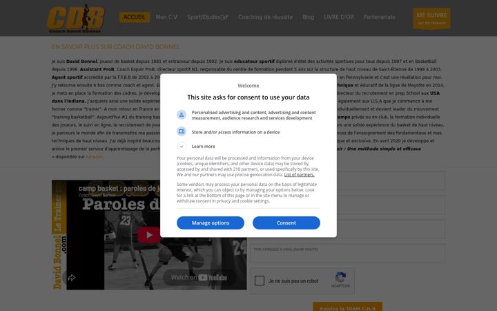 Screenshot of david-bonnel.com