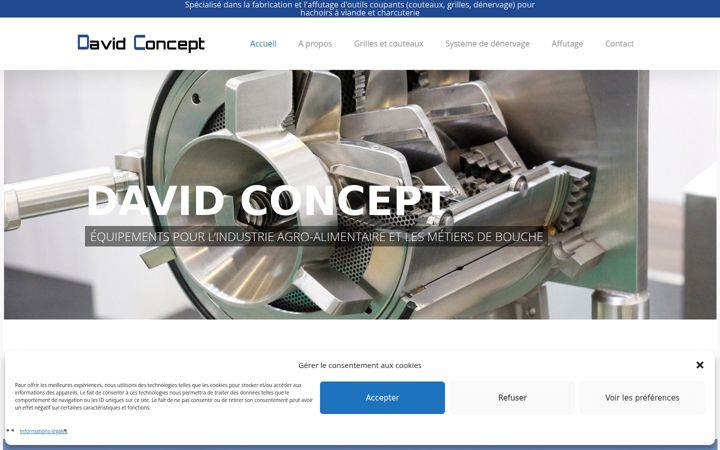 Screenshot of david-concept.com