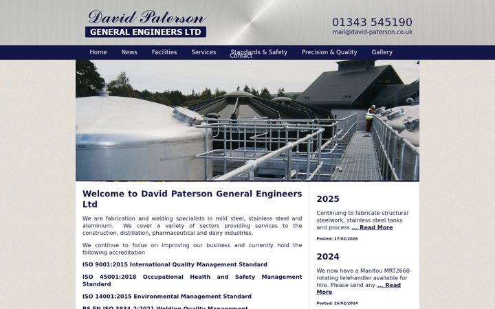 Captura de pantalla de david-paterson.co.uk