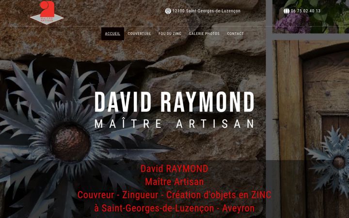 Zrzut ekranu david-raymond.fr