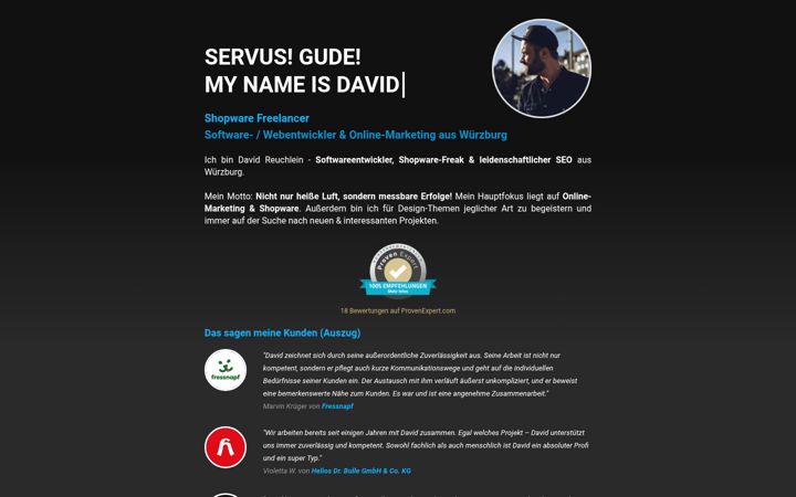 Screenshot of david-reuchlein.de