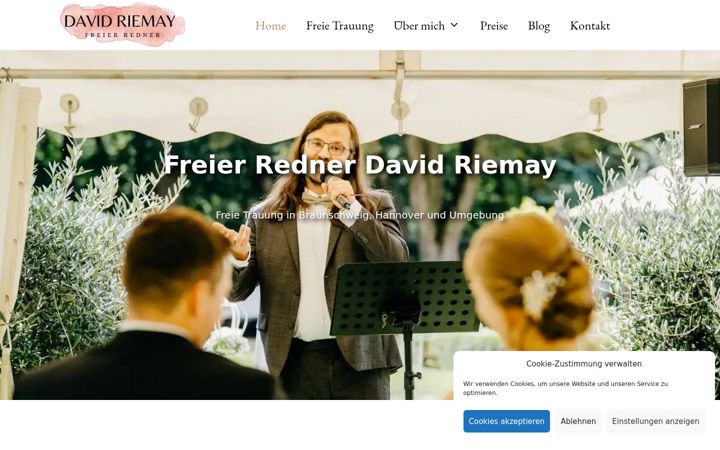 Screenshot of david-riemay.de