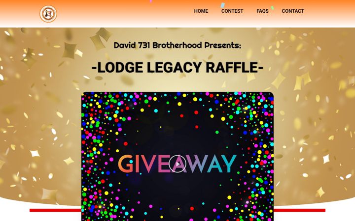 Screenshot of david731raffle.org