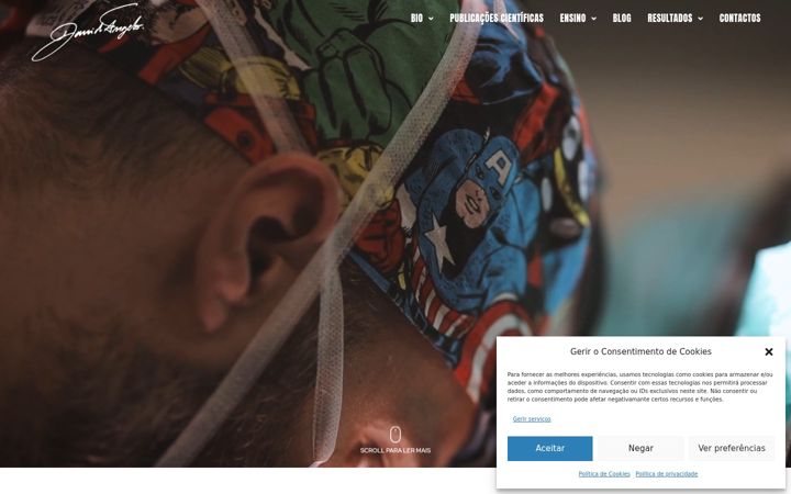 Screenshot of davidangelo.org