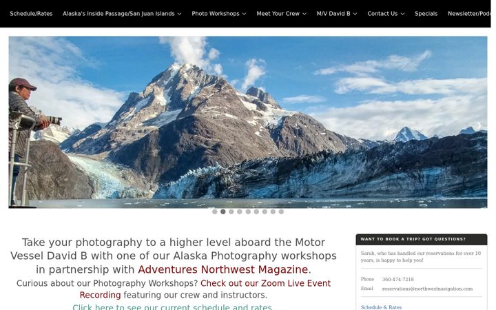 Screenshot of davidbcruise.photography
