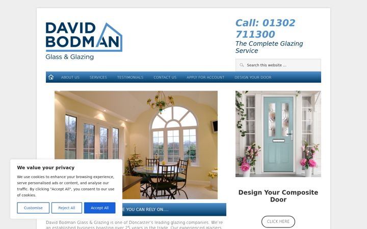 Screenshot of davidbodman.co.uk