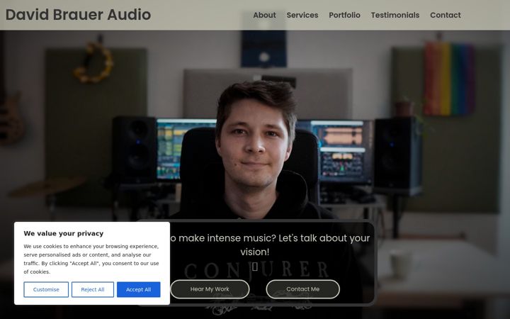 Screenshot of davidbrauer.de