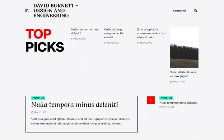 Screenshot of davidburnett.co.uk