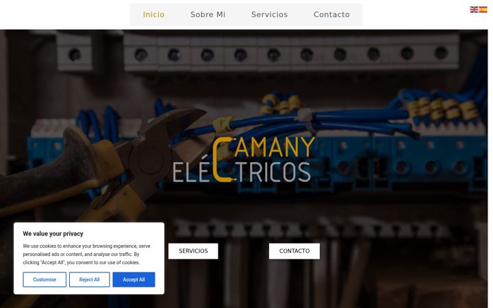 Screenshot di davidcamany.es
