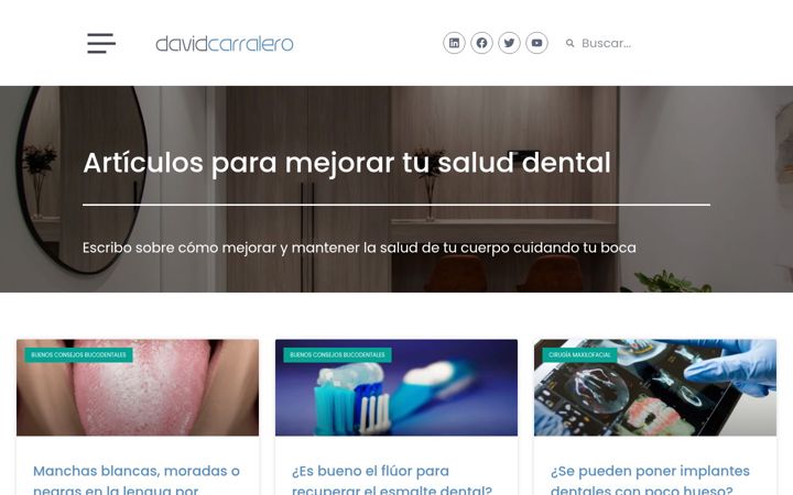 Screenshot of davidcarralero.com