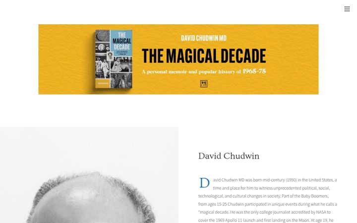 Screenshot of davidchudwin.com