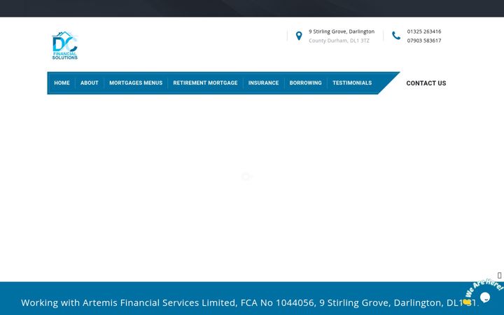 Captura de pantalla de davidclarkfinancialsolutions.co.uk